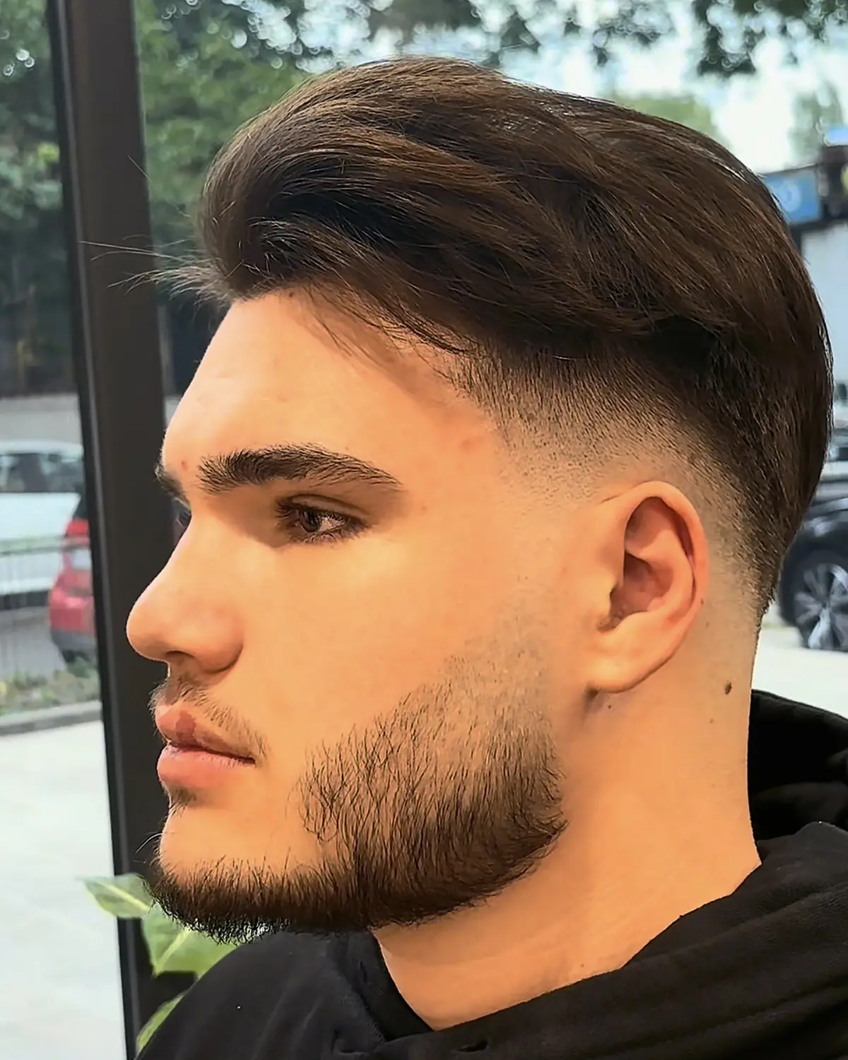 Drop fade cu volum, lucrare de Claudiu la FRANKIE STUDIO